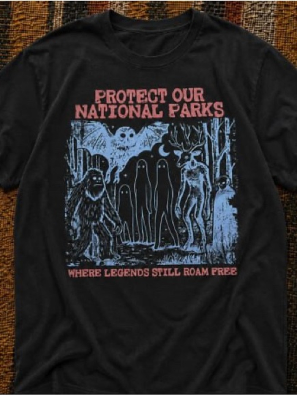 Protect Our National Parks Black Graphic Tee